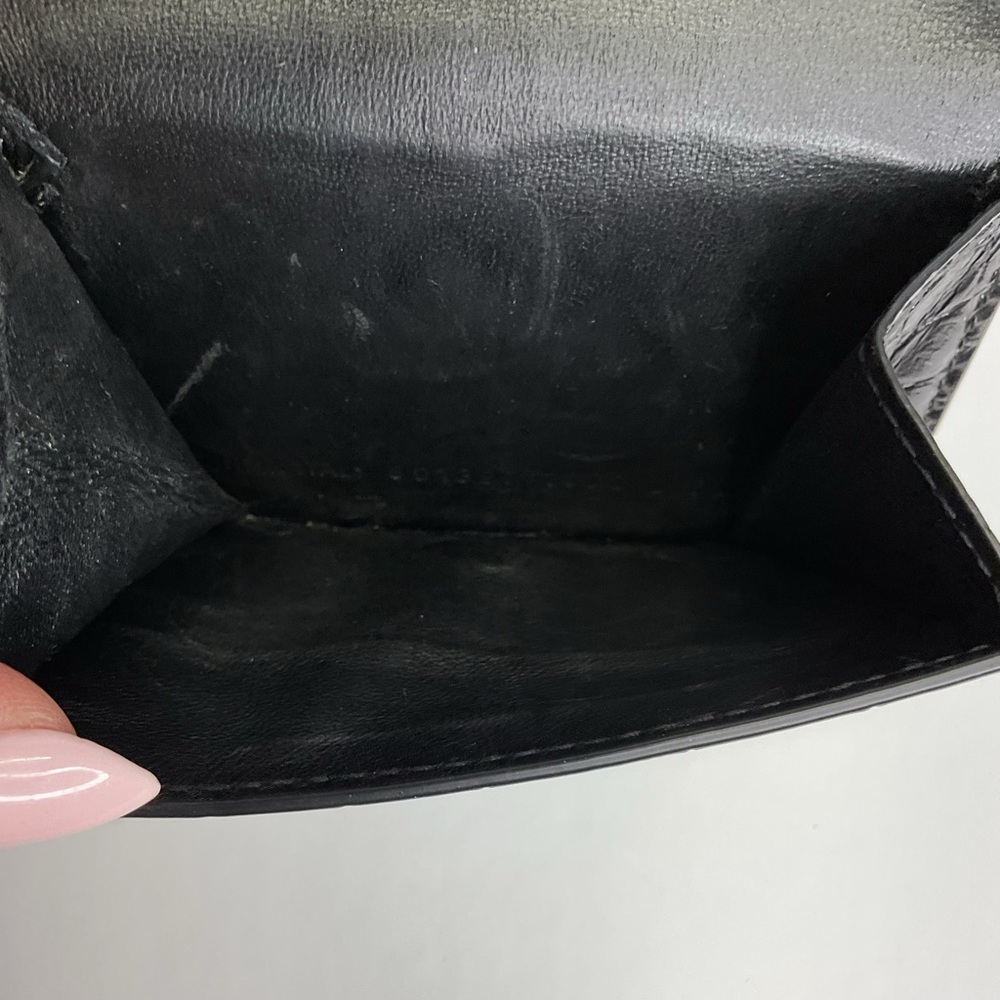 Balenciaga Compact, Black Leather Wallet Authentic - EUC - Picture 9 of 12